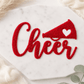 ILTEX Apparel Chenille Patches Red CP1196 - Fluffy Cheer Patch
