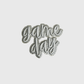 ILTEX Apparel Chenille Patches Silver CP1247 - Glittery Game Day Hat Patches 2.0