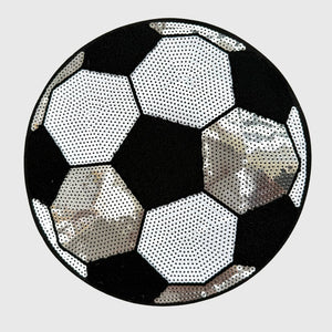 ILTEX Apparel Chenille Patches Soccer CP1229 - Sequin Sports Ball Patch Collection