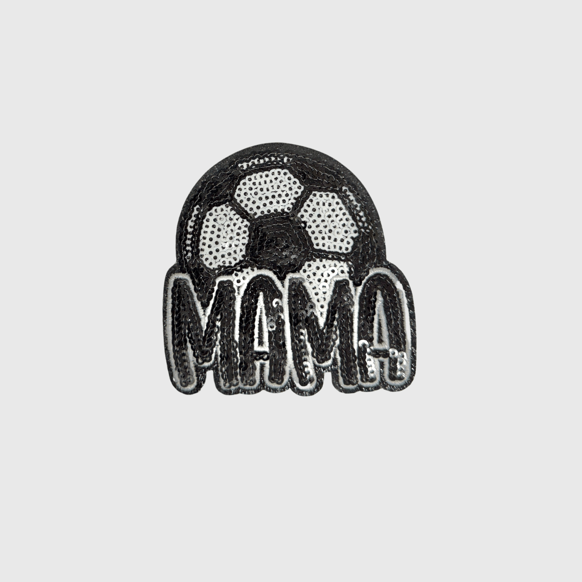 ILTEX Apparel Chenille Patches Soccer CP1249 - Sequin Sports Mama Hat Patches