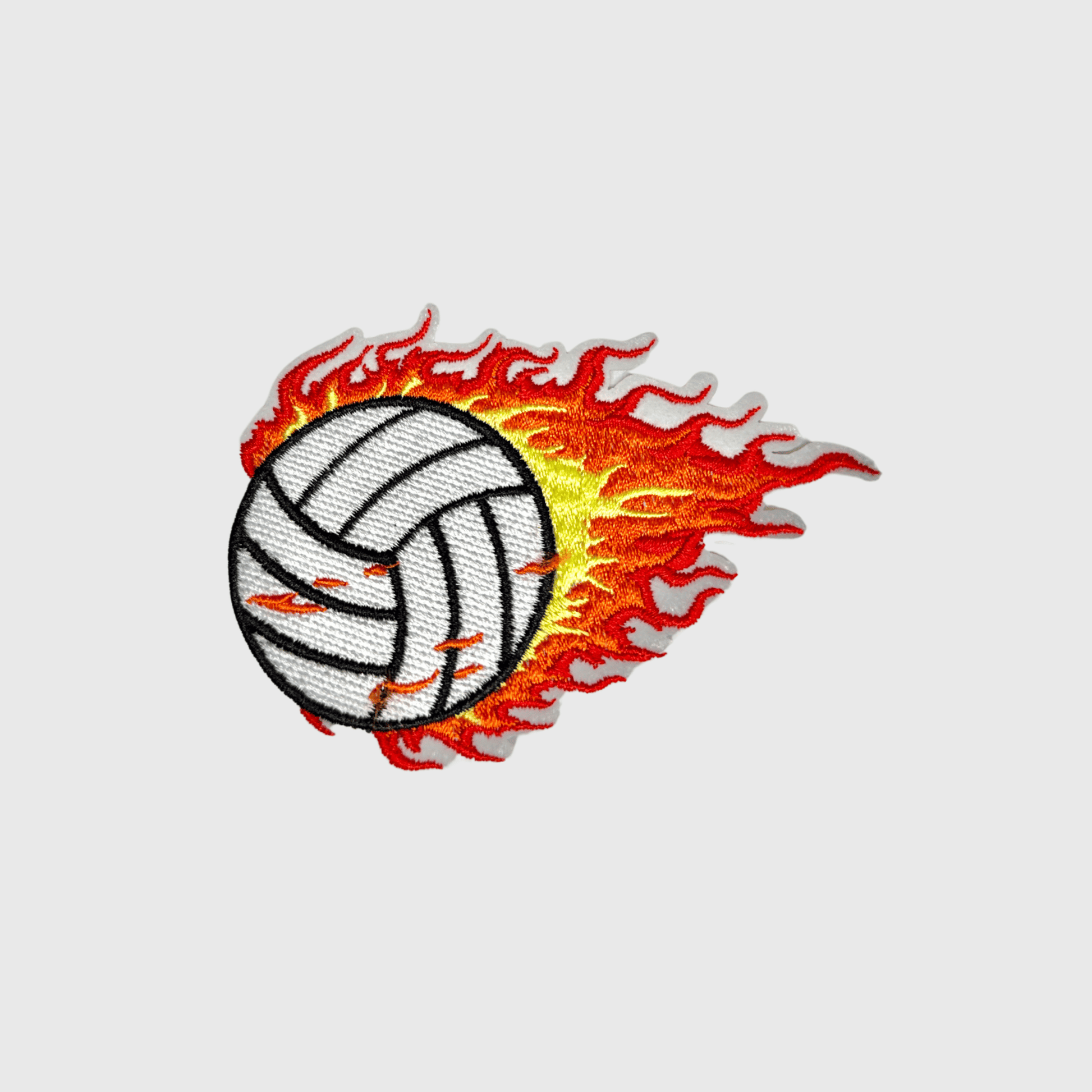 ILTEX Apparel Chenille Patches Volleyball CP1248 - Fireball Sports Hat Patches