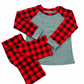 ILTEX Apparel Christmas Buffalo Plaid Family Pajamas Set