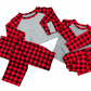 ILTEX Apparel Christmas Buffalo Plaid Family Pajamas Set