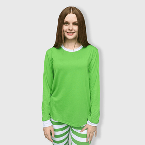 ILTEX Apparel Christmas Green White Family Pajama Set (Kids & Adult)