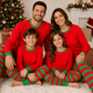 ILTEX Apparel Christmas Red Green Family Pajama Set (Kids & Adult)