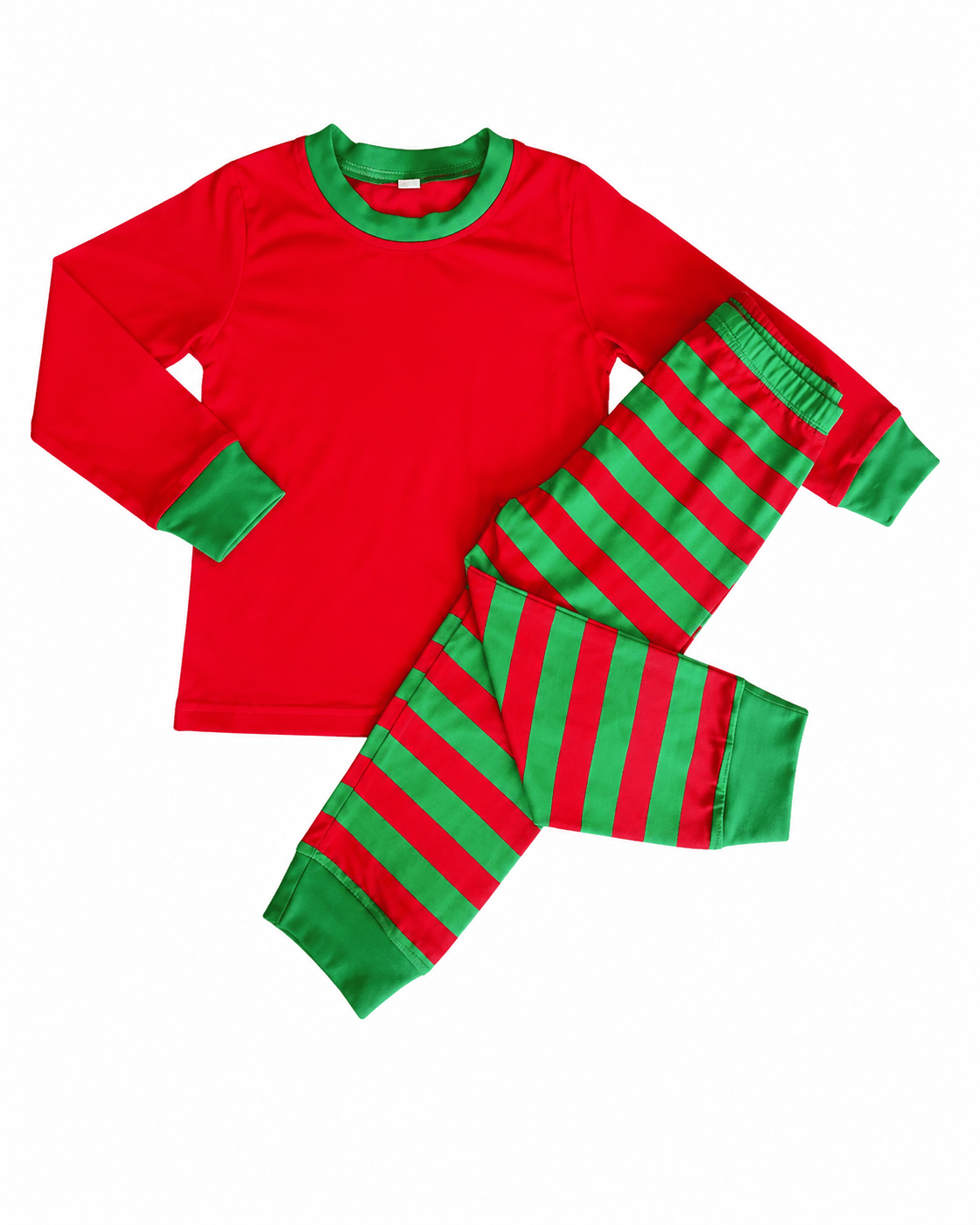 ILTEX Apparel Christmas Red Green Family Pajama Set (Kids & Adult)