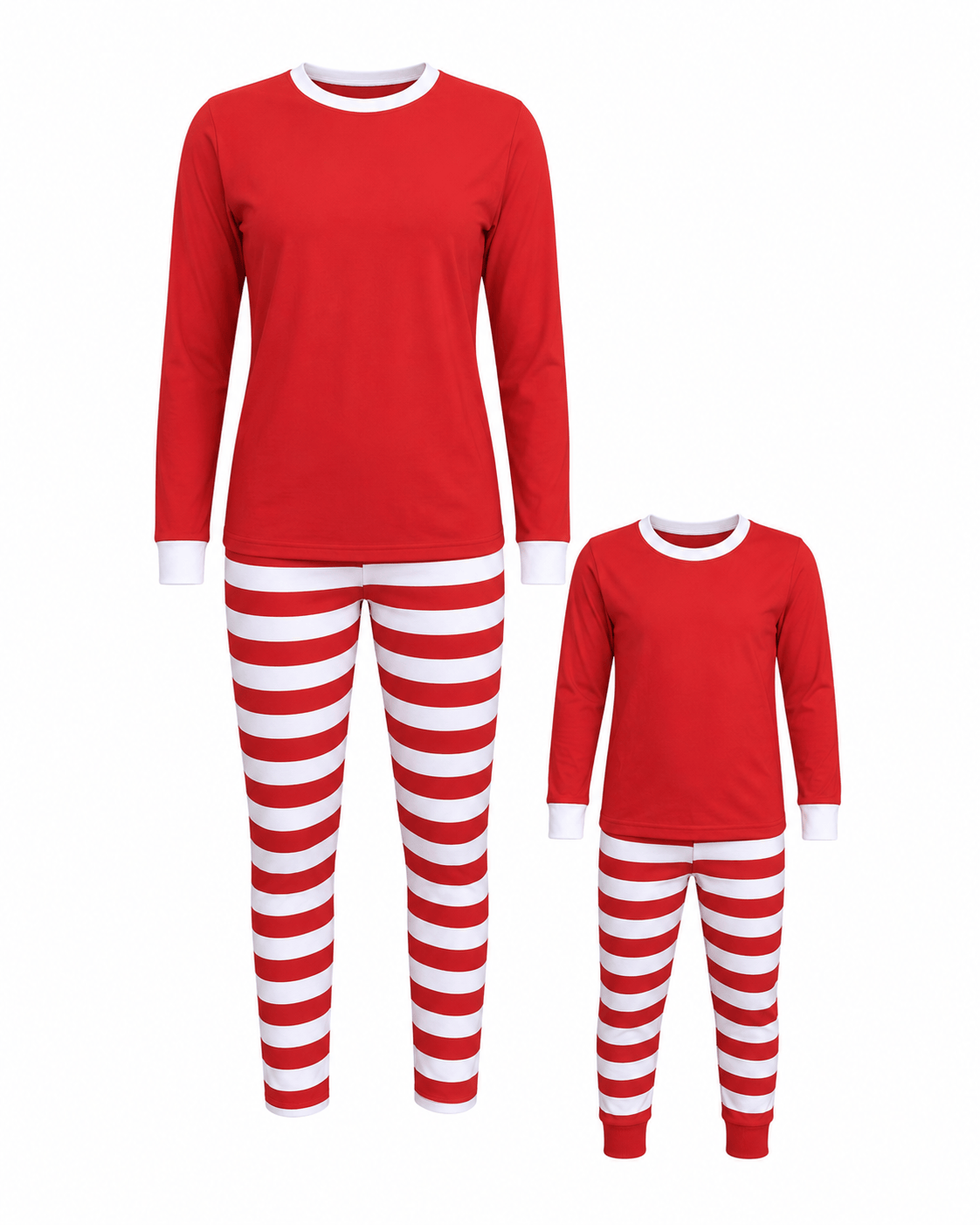 ILTEX Apparel Christmas Red White Family Pajama Set (Kids & Adult)