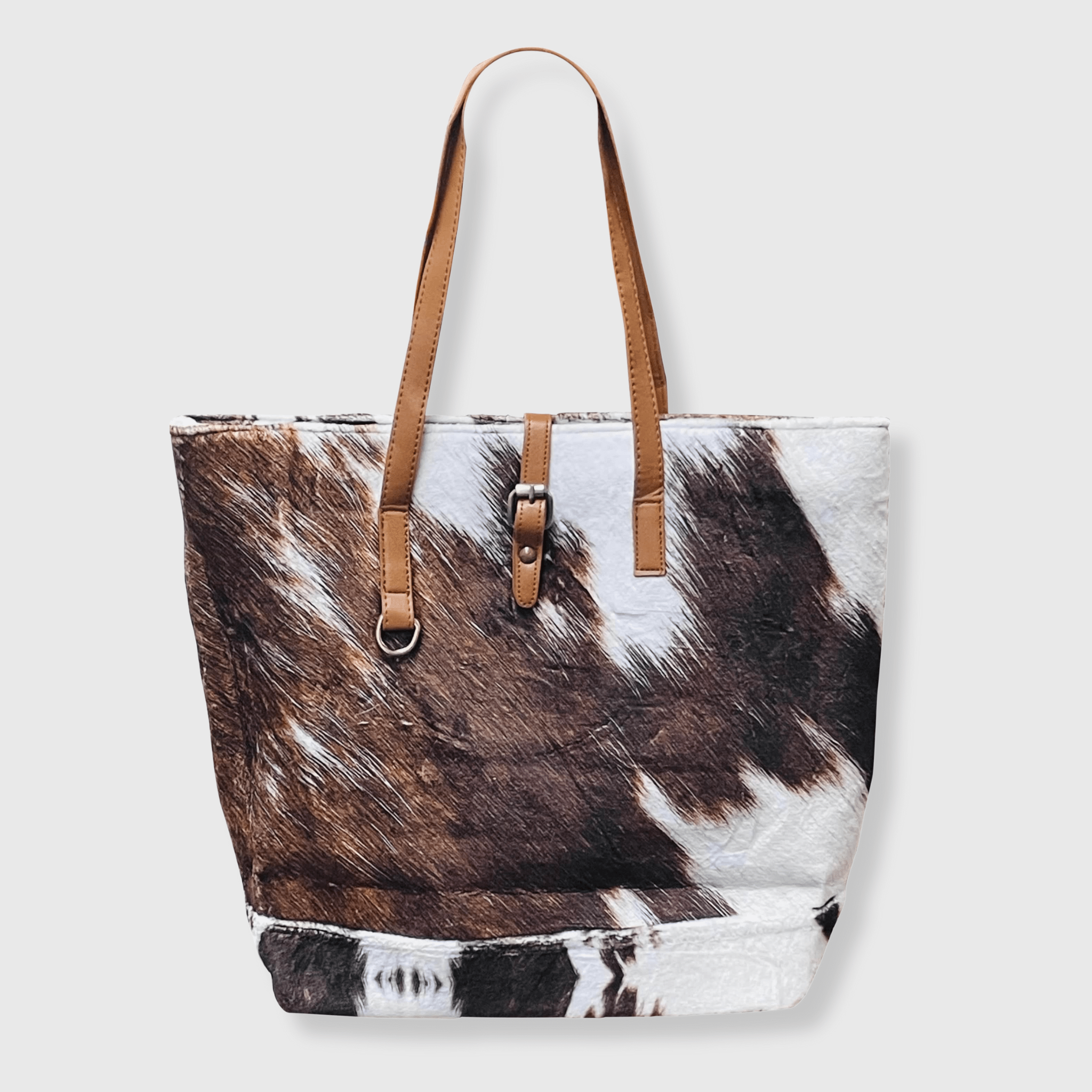 Cowhide Faux Tote Bag ILTEX Apparel