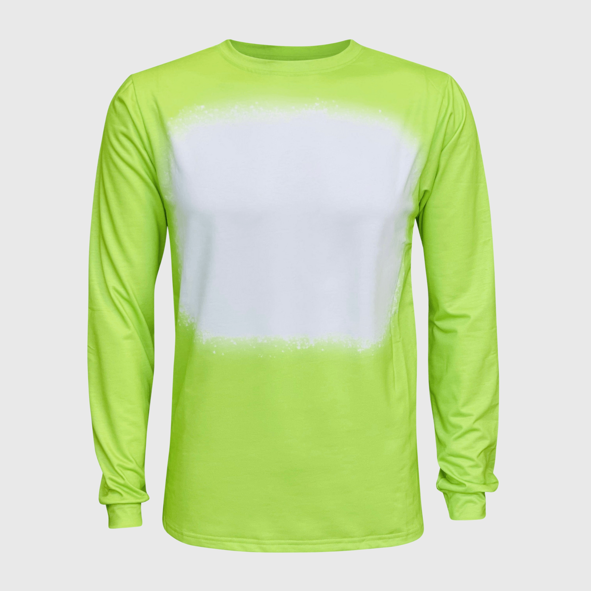 Faux Bleached Crewneck Long Sleeve Top | ILTEX Apparel