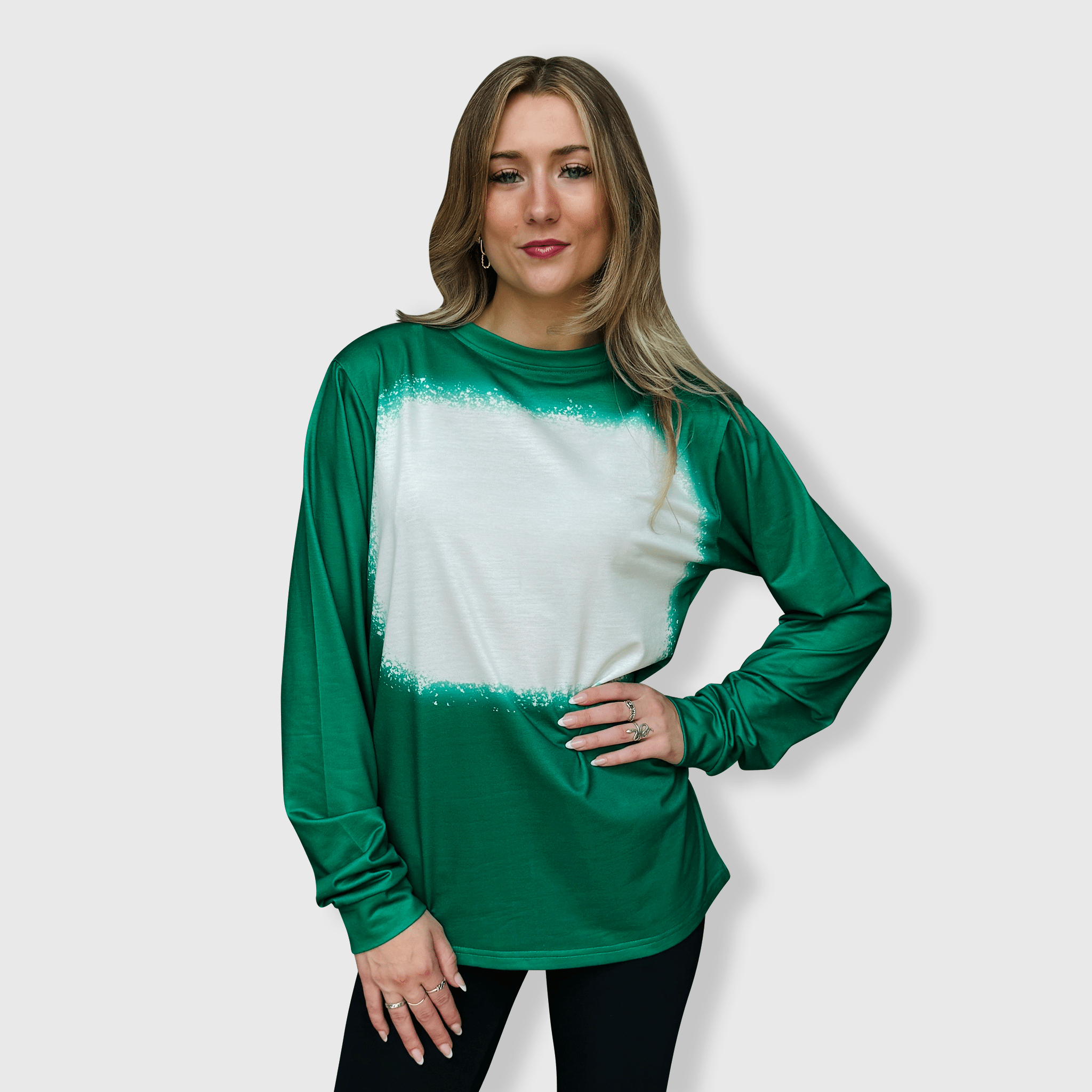 ★GENERAL IDEA★ Wide Neck Lettering Slim Long Sleeve Tee ME Long Sleeve Top Women's Grace 2.0 Solid