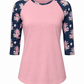 ILTEX Apparel Floral Polka Dot Top