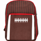 ILTEX Apparel Football Brown Backpack