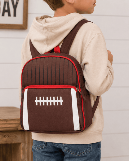 ILTEX Apparel Football Brown Backpack