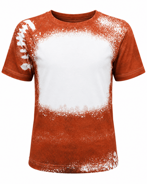 ILTEX Apparel Football Brown Faux Bleached Kids Top