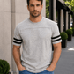 ILTEX Apparel Gray / Small 2 Stripes Jersey T-Shirt