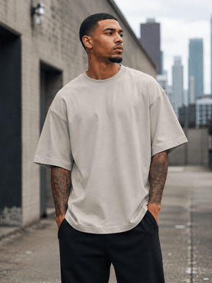 ILTEX Apparel Greige / Small Adult Premium 7.7oz Tee | UH77