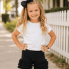 Icing Ruffle Shorts Kids - Black