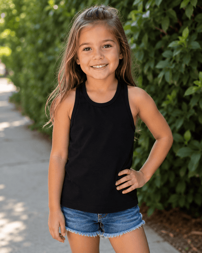 ILTEX Apparel Kids Clothing 1-2 years / Black Racerback Tank Top Kids