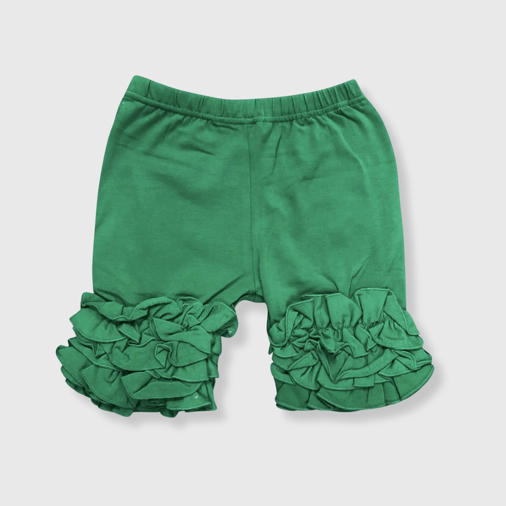 ILTEX Apparel Kids Clothing 1-2 years / Green Icing Ruffle Shorts Kids