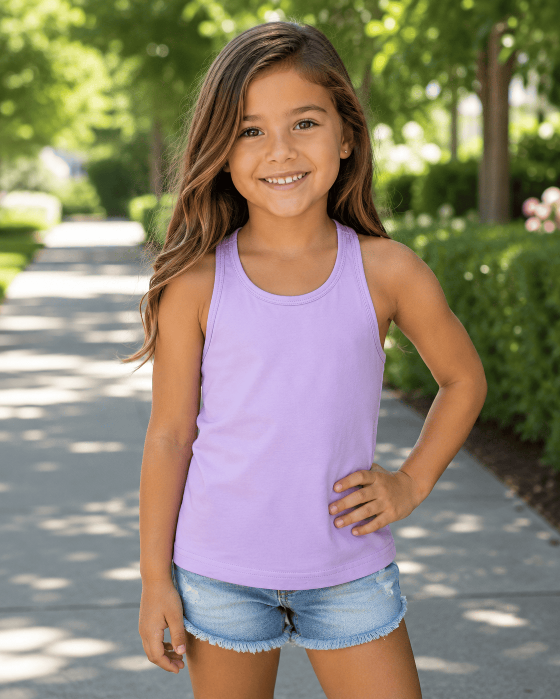 ILTEX Apparel Kids Clothing 1-2 years / Lavender Racerback Tank Top Kids
