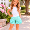 Icing Ruffle Shorts Kids - Mint