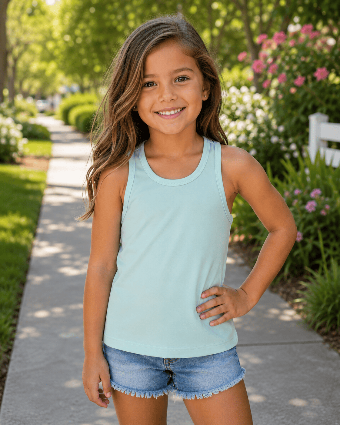 ILTEX Apparel Kids Clothing 1-2 years / Mint Racerback Tank Top Kids
