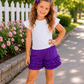 ILTEX Apparel Kids Clothing 1-2 years / Purple Icing Ruffle Shorts Kids