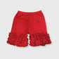 ILTEX Apparel Kids Clothing 1-2 years / Red Icing Ruffle Shorts Kids