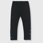 ILTEX Apparel Kids Clothing 2-3 years / Black Kids Long Pants with Ankle Buttons