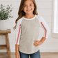 ILTEX Apparel Kids Clothing 2T / Gray/White Baseball Sleeve Raglan Kids