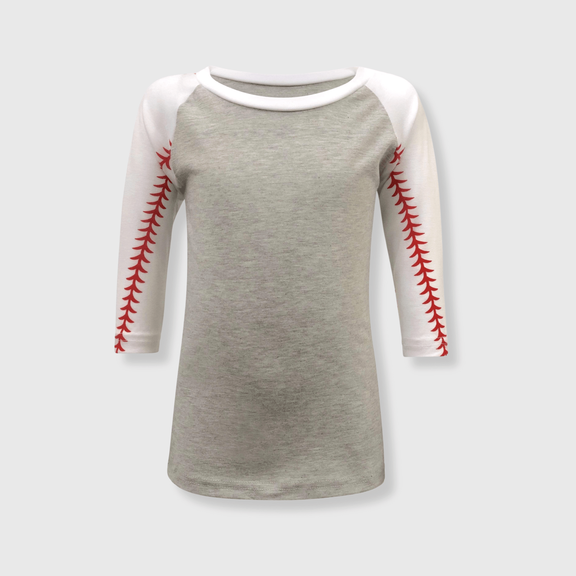 ILTEX Apparel Kids Clothing 2T / Gray/White Baseball Sleeve Raglan Kids