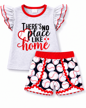 ILTEX Apparel Kids Clothing Baseball 'There's No Place Like Home' Kids Outfit