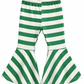 ILTEX Apparel Kids Clothing Bell Bottom Green Striped Pants