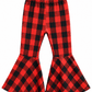 ILTEX Apparel Kids Clothing Bell Bottom Red Plaid Pants