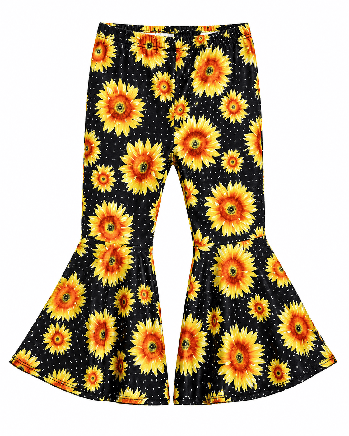 ILTEX Apparel Kids Clothing Bell Bottom Sunflower Pants