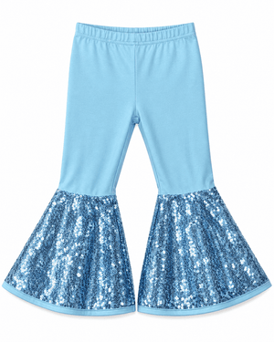 ILTEX Apparel Kids Clothing Bell Bottom Tiffany Sequin Pants