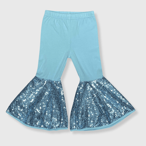 ILTEX Apparel Kids Clothing Bell Bottom Tiffany Sequin Pants