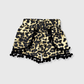 ILTEX Apparel Kids Clothing Black / 1-2 years Cheetah Pom Pom Shorts Kids