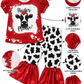 ILTEX Apparel Kids Clothing Bleached Red 'Heifer Please' Bell Bottom Outfit