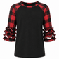 ILTEX Apparel Kids Clothing Buffalo Black Red Plaid Ruffle Kids