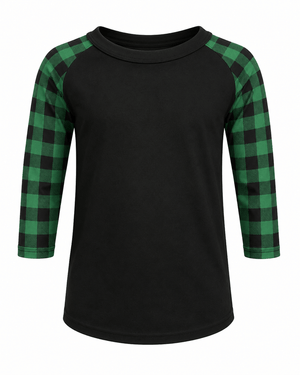 ILTEX Apparel Kids Clothing Buffalo Plaid Black Green Kids