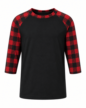 ILTEX Apparel Kids Clothing Buffalo Plaid Black Red Top Kids