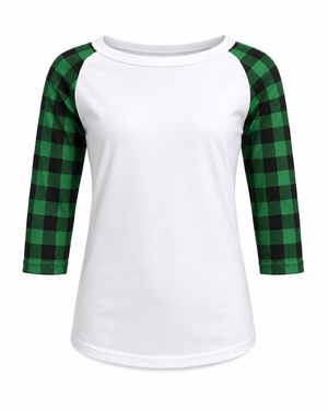 ILTEX Apparel Kids Clothing Buffalo Plaid White Green Kids