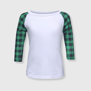 ILTEX Apparel Kids Clothing Buffalo Plaid White Green Kids