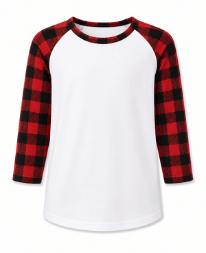ILTEX Apparel Kids Clothing Buffalo Plaid White Red Kids