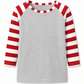 ILTEX Apparel Kids Clothing Candy Cane Gray Red Stripes Top Kids