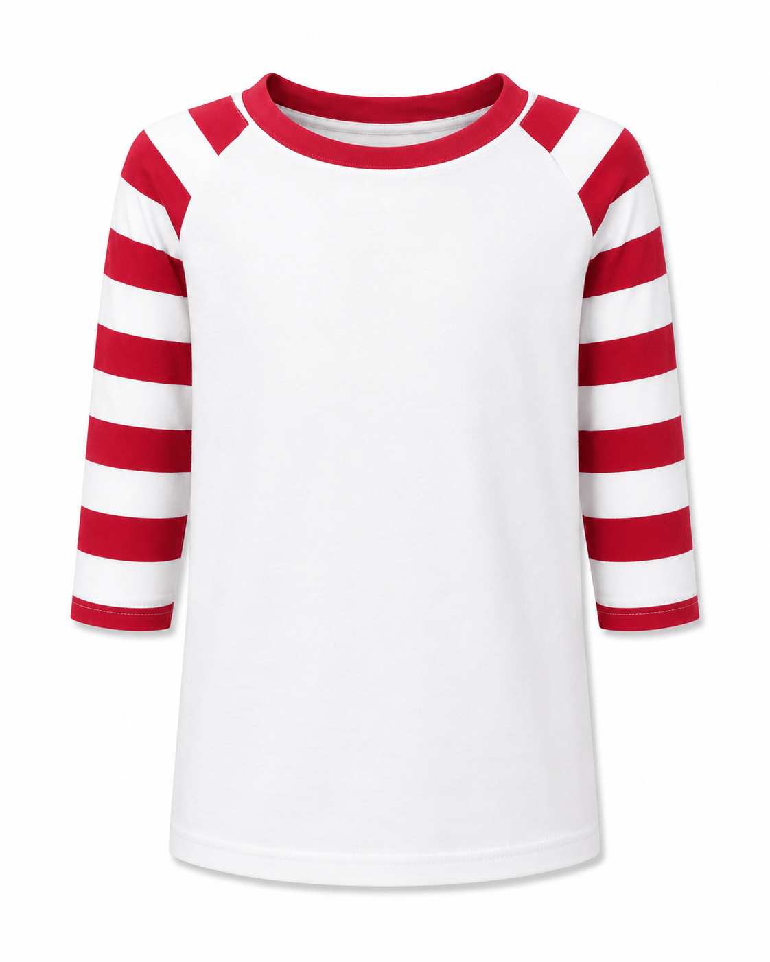ILTEX Apparel Kids Clothing Candy Cane White Red Stripes Top Kids