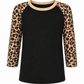 ILTEX Apparel Kids Clothing Cheetah Raglan Black/Cheetah Kids