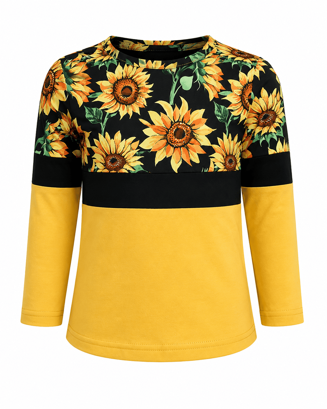ILTEX Apparel Kids Clothing Color Block Sunflower Yellow Kids