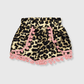 ILTEX Apparel Kids Clothing Coral / 1-2 years Cheetah Pom Pom Shorts Kids